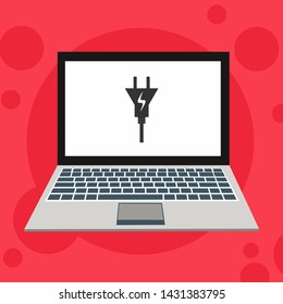 Power plug icon. flat illustration of Power plug vector icon for web