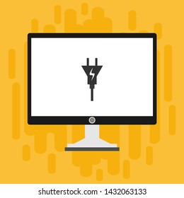 Power plug icon. flat illustration of Power plug vector icon for web