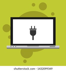 Power plug icon. flat illustration of Power plug vector icon for web