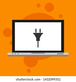 Power plug icon. flat illustration of Power plug vector icon for web