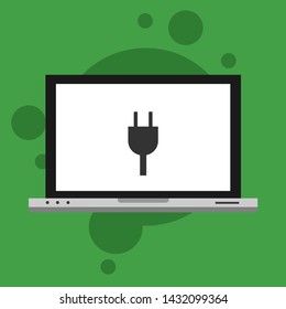 Power plug icon. flat illustration of Power plug vector icon for web