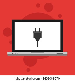 Power plug icon. flat illustration of Power plug vector icon for web