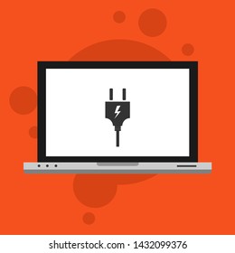 Power plug icon. flat illustration of Power plug vector icon for web