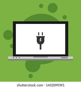Power plug icon. flat illustration of Power plug vector icon for web