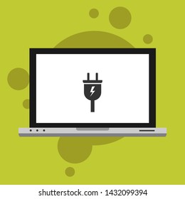 Power plug icon. flat illustration of Power plug vector icon for web