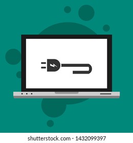 Power plug icon. flat illustration of Power plug vector icon for web