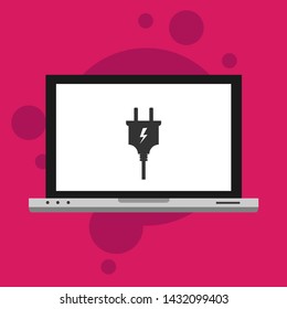 Power plug icon. flat illustration of Power plug vector icon for web