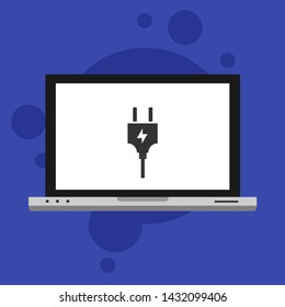 Power plug icon. flat illustration of Power plug vector icon for web