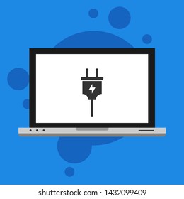 Power plug icon. flat illustration of Power plug vector icon for web