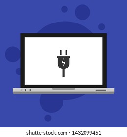 Power plug icon. flat illustration of Power plug vector icon for web