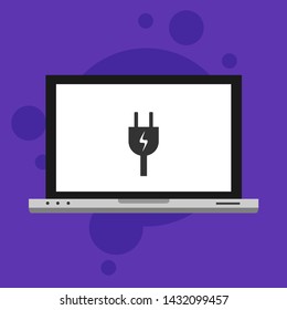 Power plug icon. flat illustration of Power plug vector icon for web