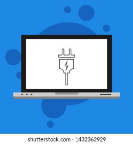 Power plug icon. flat illustration of Power plug vector icon for web