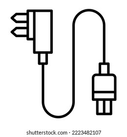 Power Plug icon vector image. Can also be used for web apps, mobile apps and print media.