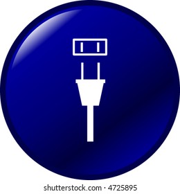 power plug and outlet button