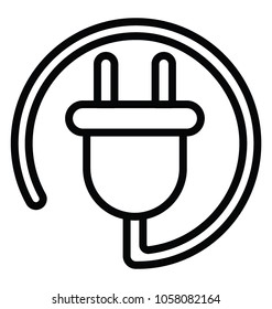 Power plug for power supply 