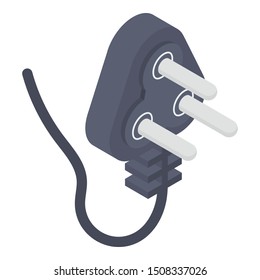 
Power plug vector, plug connector design 

