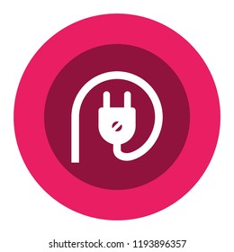 power plug vector icon