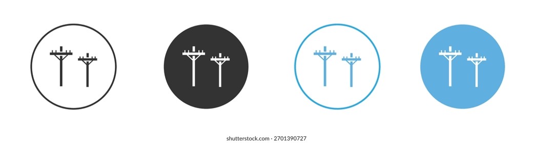power pole icon. Graphic icon design template