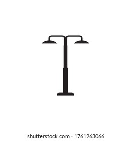 ilustración vectorial del logotipo del icono de poste de potencia