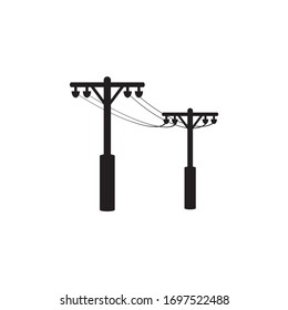 power pole icon vector illustration