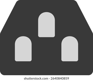 power port icon flat style design