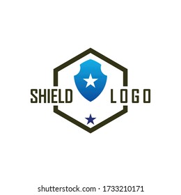 power protection logo concept design template, digital hero logo design template