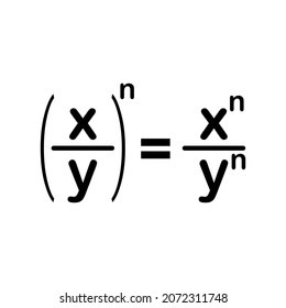 power of a quotient rule