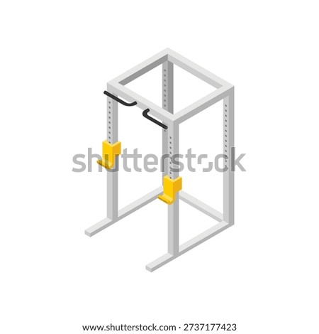Power Rack Machine. Squat Machine. Weight Training
