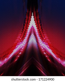 power red blue abstract background square pixel mosaic vector eps 10