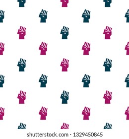 Power, revolution radical positive closed fist pattern