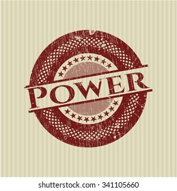 Power rubber grunge seal