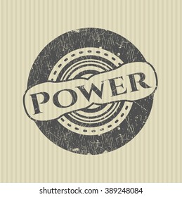 Power rubber grunge texture stamp