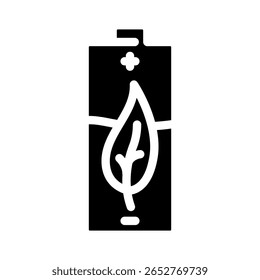power saving mode glyph icon vector. power saving mode sign. isolated symbol illustration