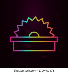 power saw nolan icon Simple thin line, outline vector of Construction icons for ui and ux, website or mobile application