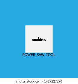 power saw tool icon sign signifier vector