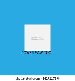 power saw tool icon sign signifier vector