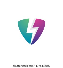 Power secure logo template vector icon design