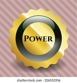 Power shiny badge