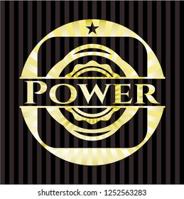 Power shiny emblem
