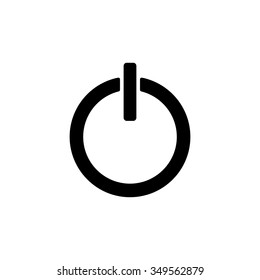 Power sign icon. Turn on energy. 