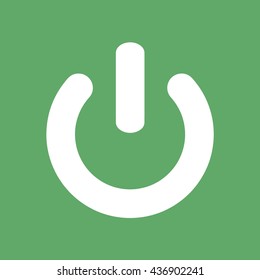 Power sign vector icon