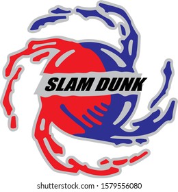 power of slam dunk basket ball yin yang