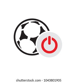 Power Soccer Logo Icon Design