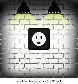 Power socket icon.