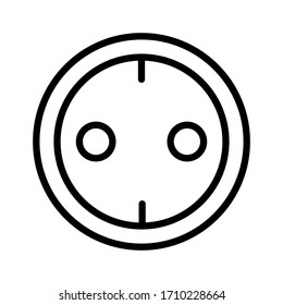 Power Socket Icon vector image. Can be used for phone and tablet. Suitable for mobile apps, web apps and print media.