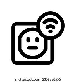 power socket icon. vector icon for your website, mobile, presentation, and logo design.
