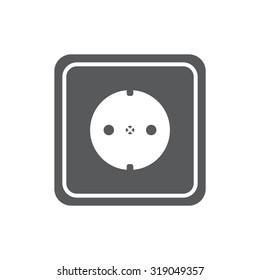 power socket vector icon