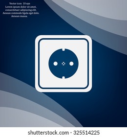 power socket vector icon