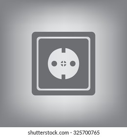 power socket vector icon