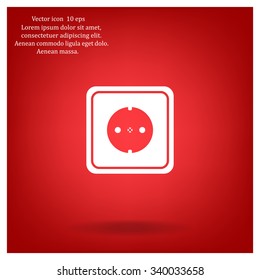 power socket vector icon